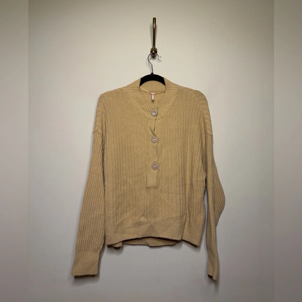 Free People Cocoa Henley